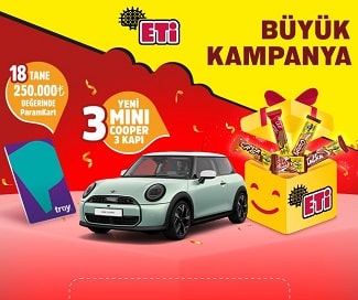 Eti Mini Cooper Çekilişi 3. Dönem