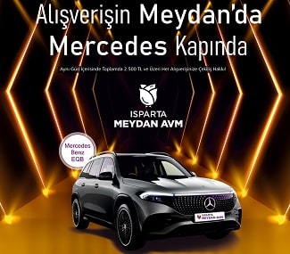 Isparta Meydan Avm Mercedes Çekilişi