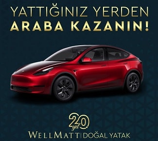 WellMatt Tesla Çekilişi