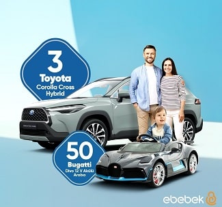 E-bebek Toyota Corolla Çekilişi